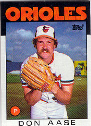 1986 Topps Baseball Cards      288     Don Aase